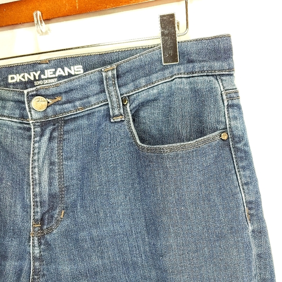 DKNY Soho Skinny jeans. Blue size 06 - Picture 6 of 12